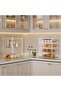 4-Tier Pastry Display Case - Large Bread Box for Kitchen Countertop, Adjustable Bread Storage Contai - 3