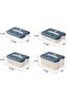 Food Storage Containers with Lids, Plastic Cookie Storage Containers Airtight, 4-Layer Stackable Foo - 5
