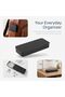 Small Rectangular Metal Tin Box Matte Black with Sliding Lid for Cosmetics Glasses and Trave - 5
