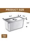 1 PC Stainless Steel Countertop Food Serving Display Container - 2