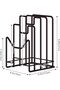 Multifunctional Cutting Board Organizer, Cutting Board Holder Rack Baking Cookie Pan Sheets Cooling - 5