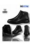 Genuine Leather Men's Winter Boots - Fully Fur Lined Inside - Double Zipper - Sizes 40-48 - 5