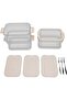 3 Tier Food Storage Container with Handle - 6