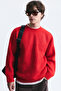 Oversize Ribbed Knit Sweater - 3
