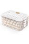 Food Storage Containers with Lids, Plastic Cookie Storage Containers Airtight, 4-Layer Stackable Foo