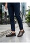 Men's Genuine Leather Laceless Anatomical Comfortable Soft Daily Comfort Shoes - 2