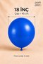 Hbk Latex Dark Blue Balloon 18 Inch 45 cm 10 Pieces, Large Size Birthday Wedding Engagement Graduation Party Balloon - 2