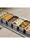 1 PC Stainless Steel Countertop Food Serving Display Container - 5