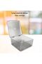 Cosmetic Storage Box, Storage Box with Hinged Lid, Dustproof, Large Capacity, Space Saving, Clear Pl - 2