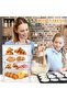 Pastrys Display Case, Bread Box for Kitchen Countertop Pastrys Display Case, 4 Layerss Adjustable Cl - 7