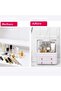 Cosmetic Storage Desktop Organizer Box Case Clear Plastic,Holder with Lid Cosmetic Storage Box - 5