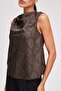 Women's Patterned Sleeveless Top - 5