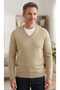 V-Neck Slim Wool Classic Men's Sweater - 2