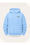 Unisex Women's and Men's Owners Club Design Text Printed Oversize 3 Thread Hooded Sweatshirt - 6