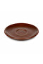 Wake Up Ceramic Coffee Cup Set, 6 Pieces - بني داكن - صغير - 3