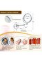 مرآة مكياج مثبتة على الحائط مقاس 8 بوصات، مرآة تجميل قابلة للطي، مرآة مكبرة ذات وجهين، مزدوجة الجوانب - 6