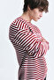 Oversize Striped Sweatshirt