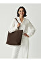 Suede Nubuck Fabric Waterproof Handbag and Shoulder Bag - 3