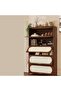 Kitchen Small Single-layer Corner Sideboard bookshelf desktop Storage living Room Bookcase storage d - 6