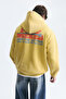 Oversize Washed Hooded Sweatshirt - 5