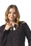 Long Sleeve Rose Patterned Shawl Winter Waist-Tie Flannel Midi Dress Black Syh - 5