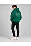 Unisex Women's and Men's Owners Club Design Text Printed Oversize 3 Thread Hooded Sweatshirt