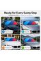 240T Double-Layer Car Windshield Sun Shade, Foldable UV Blocker - 4