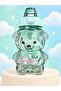 1 L Water Bottle with Smile Teddy Bear Bpa Free Leakproof - 2