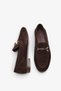 Doyle Women's Genuine Leather Ballerinas - Brown Suede - 4