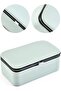 Jewelry Organizer Box with Zipper Multi-Function Jewelry Organizer Display Case Portable Grids Stora - 7