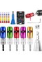 7-in-1 Wire Stripping and Twisting Tool Set for Drills,Aluminum Alloy Electrician Tools for 6-14 AWG Cables