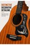 Mahogany Heritage 41 Inch Acoustic Guitar, Full Size 6-String Cutaway Guitar - 5
