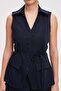 Jacket with Sleeveless, Belt - 4