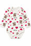 |   100% Cotton Double Baby Blanket Set (Hearted Teddy Bear & Rabbit Series) - 3