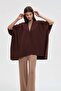 Women's Plain Half-Sleeve V-Neck Jacket - 5