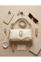 Cream-Colored Women's Clutch Bag and Shoulder Bag with a Soft Leather-Look Interior CANEDR08 - 2
