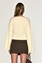 Marga V-Neck Long and Wide Sleeve Yellow Blouse - 6