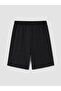 Black Regular Fit Printed Men's Shorts - 7