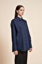 Longline Plain Shirt with Long Sleeves - 2