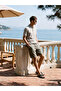 Lcw Vision Green Regular Fit Dobby Men's Shorts