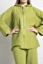 Plain Jacket with Long Sleeves, Zip Closure - 2