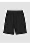 Xside Black Regular Fit Men's Cargo Shorts - 8