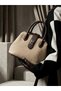 Straw-Textured Brown Clutch Bag with Brown Accents, Lock, and Crisscross Straps for Women CANEDR08 - 4