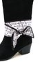 Women's Scarf Cowboy Short Heel Boots A030-K899 - 4