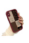 iPhone XS Max Compatible Leopard Checkered Collage Case, Stylish and Personalized Design