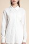 Longline Plain Shirt with Long Sleeves - 4