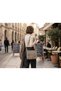 25x21 cm Taupe Color Parachute Fabric 5-Pocket Women's Shoulder Bag and Crisscross Straps CANEDR08 - 2