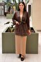 Knitwear Cardigan with Staple Detail on the Front, Sleeve Ends, and Back - 3