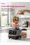 BL1002 2 in 1 Blender 400W 2L Jar 15000 RPM 6PCS SS Blade 15 Level Control Overheat Protection - 5