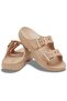 Saturday Metallic Buckle Women's Slippers 213316-684 Blush - 2
